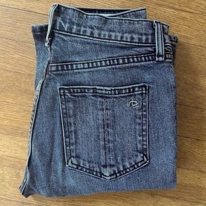 NWOT Rag & Bone Off-Black Straight Leg Jeans